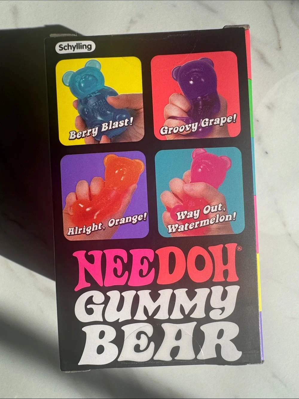 Authentic NeeDoh Purple Gummy Bear